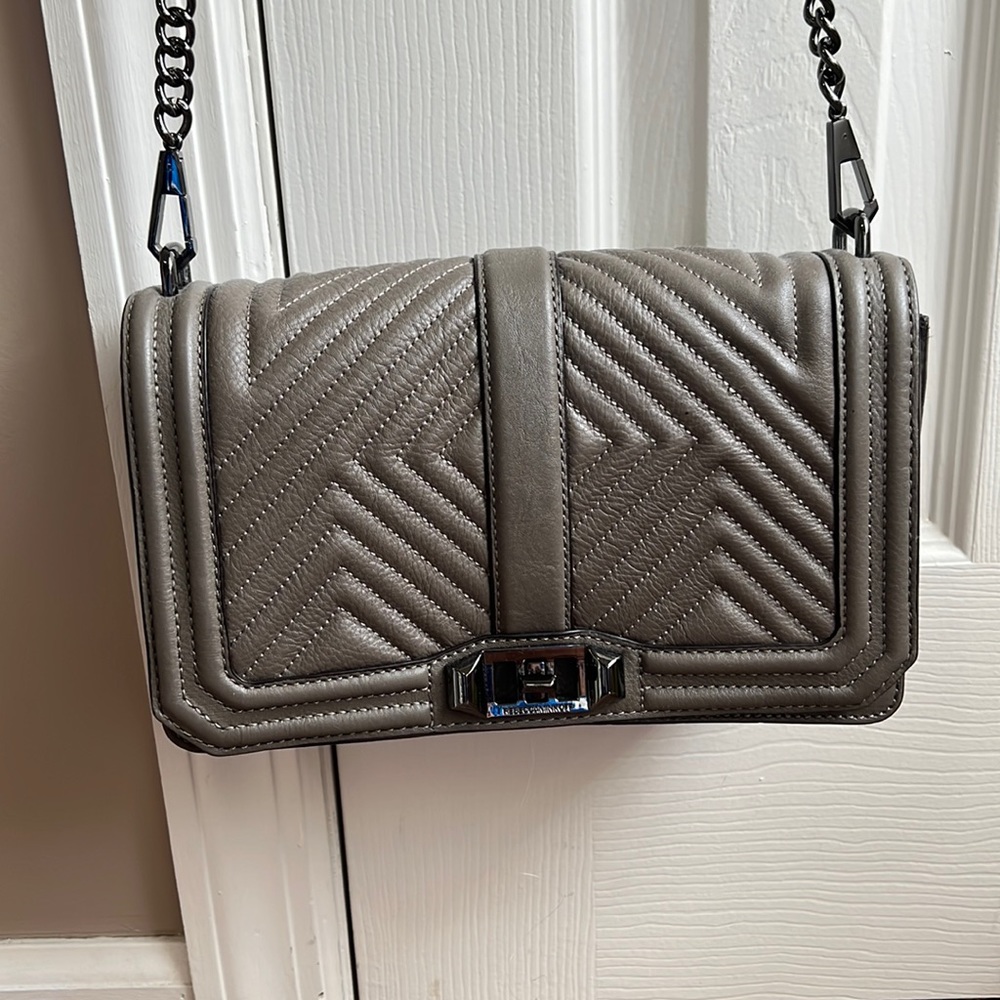 Taupe Rebecca Minkoff crossbody